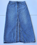 Levi's Premium Light-Wash Denim Midi Skirt, 28