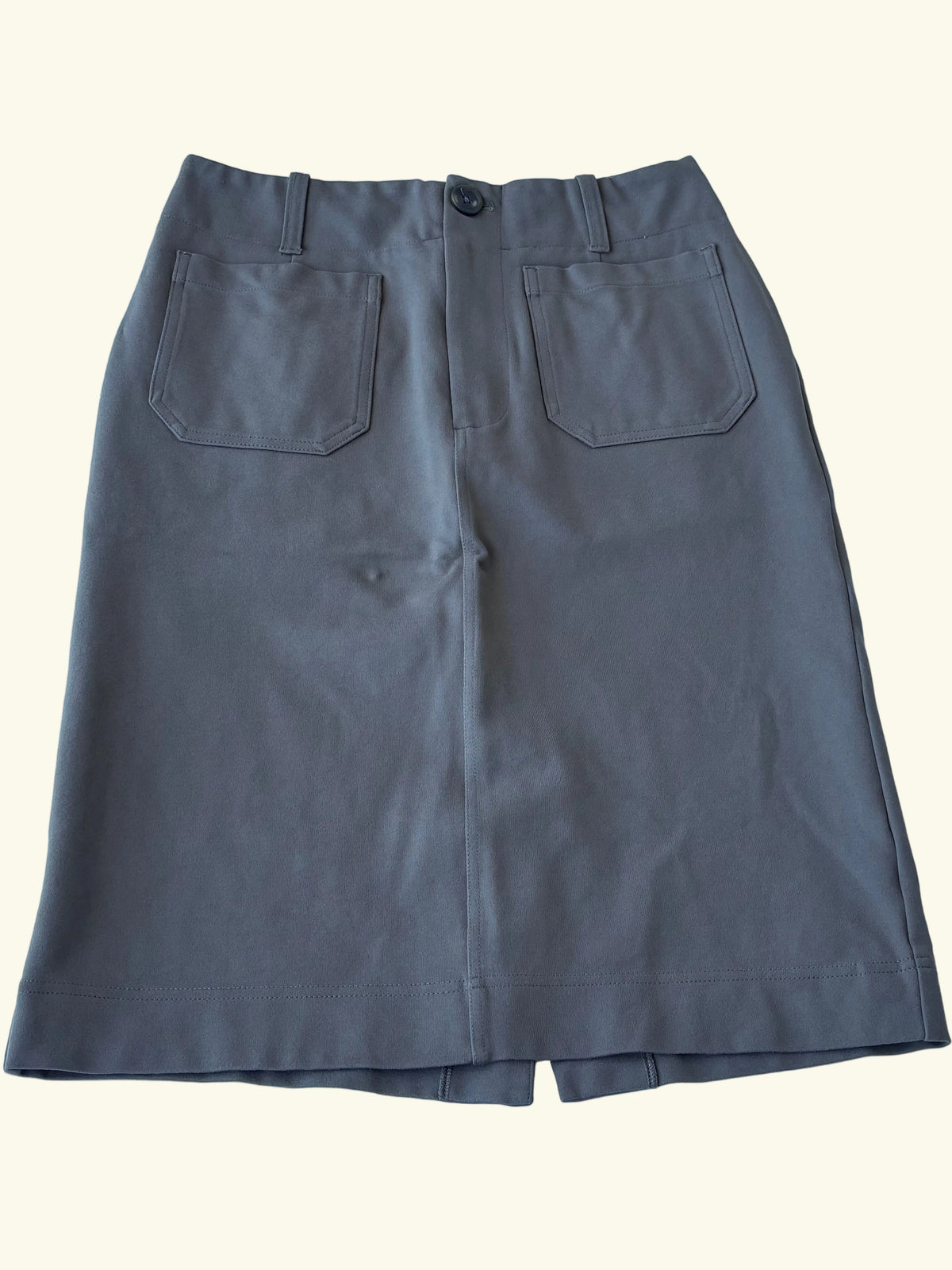 Maeve Olive Stretch Utility Pencil Skirt, S