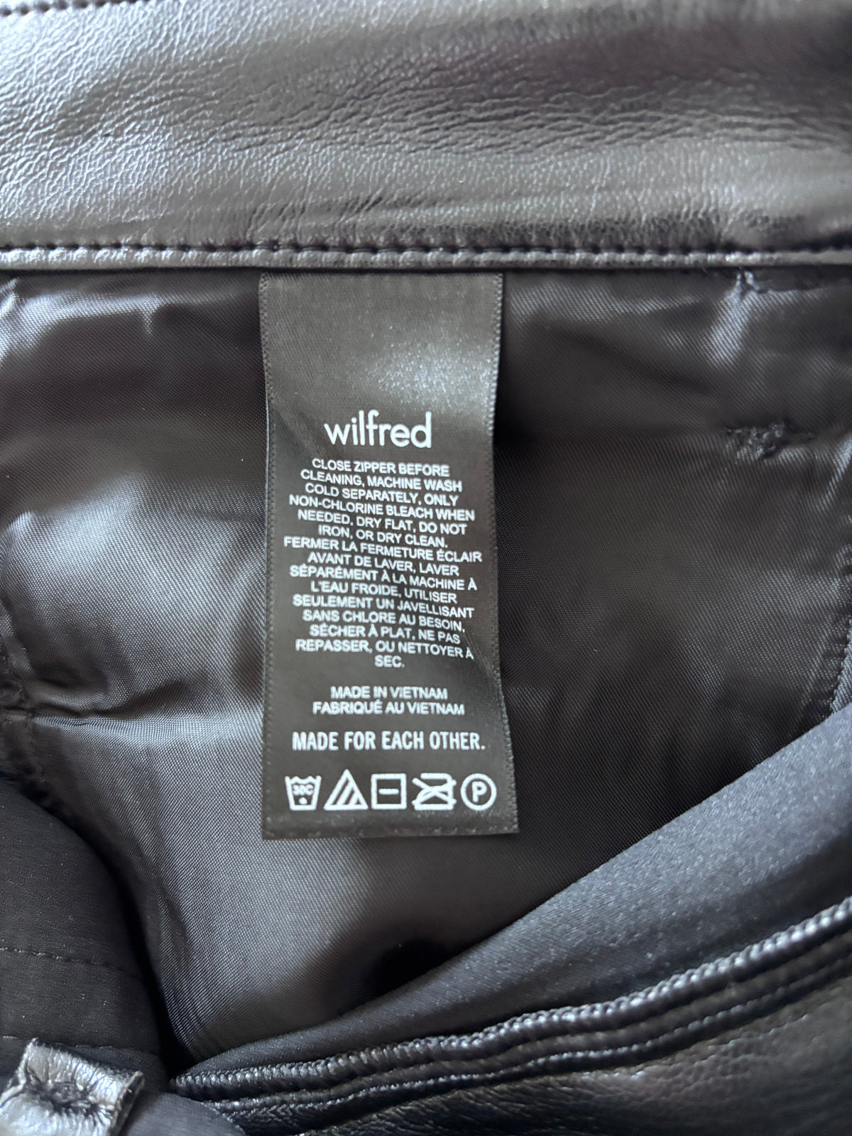 Wilfred Melina Black Vegan Leather Pants, 10