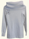 French Connection Winter-White Babysoft Cowl-Neck Jumper, S