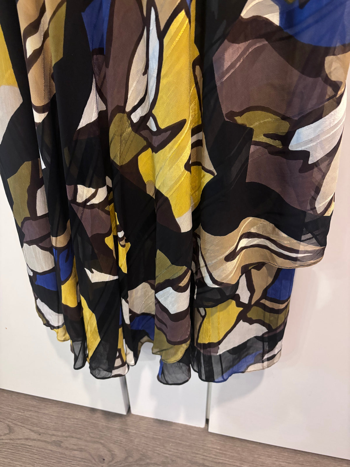 French Connection Abstract Floral Maxi Dress, 10