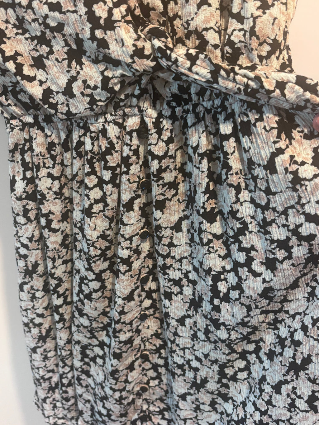 Abercrombie & Fitch Floral Tie-Waist Maxi Dress, L