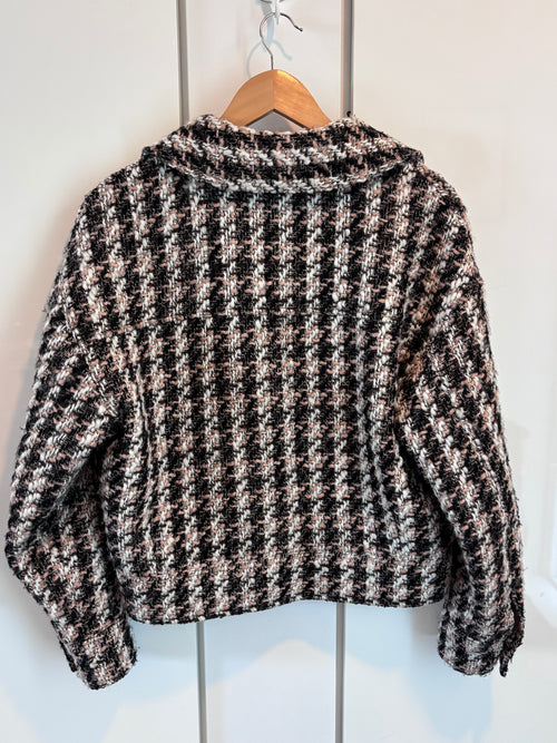 InWear Wool-Blend Bouclé Jacket, EU 36