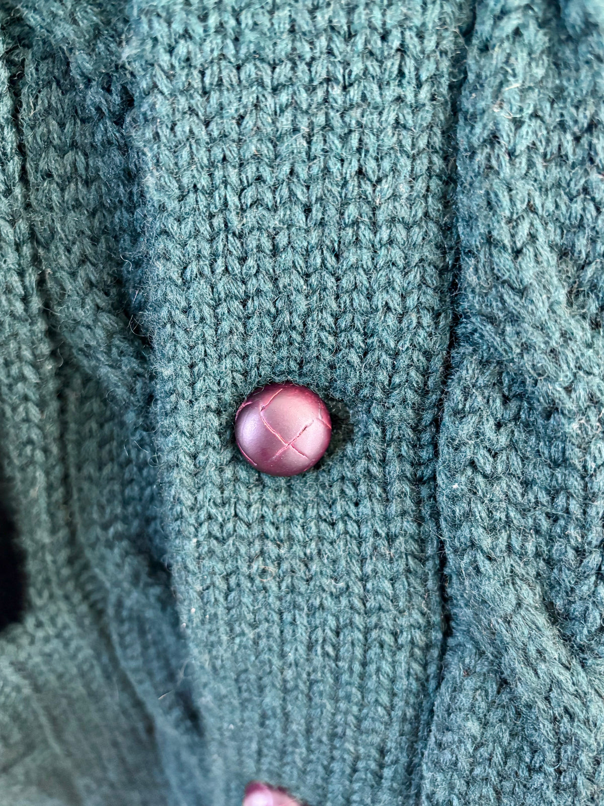 Polo Ralph Lauren Forest-Green Wool Cardigan, S/P