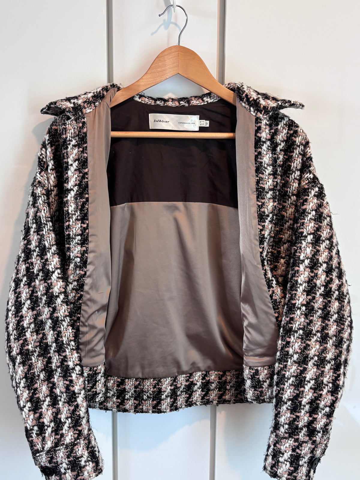 InWear Wool-Blend Bouclé Jacket, EU 36