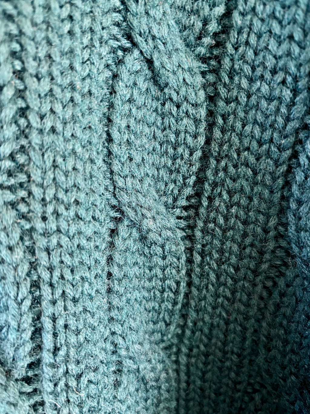Polo Ralph Lauren Forest-Green Wool Cardigan, S/P