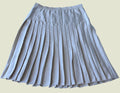 Rachel Zoe Ivory Pleated Midi Skirt, M