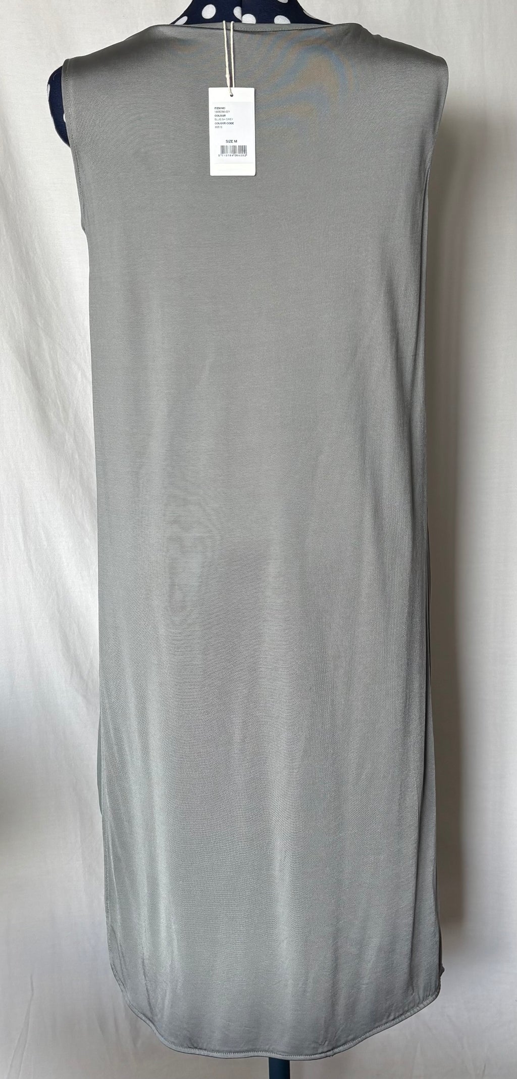 YAYA Bluish-Grey Sleeveless Maxi Dress, M