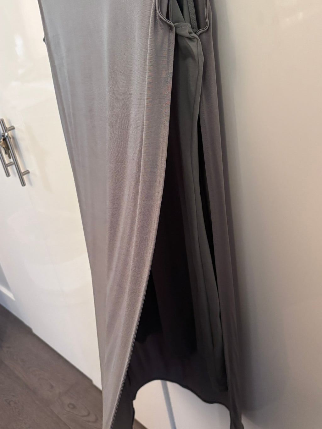 YAYA Bluish-Grey Sleeveless Maxi Dress, M