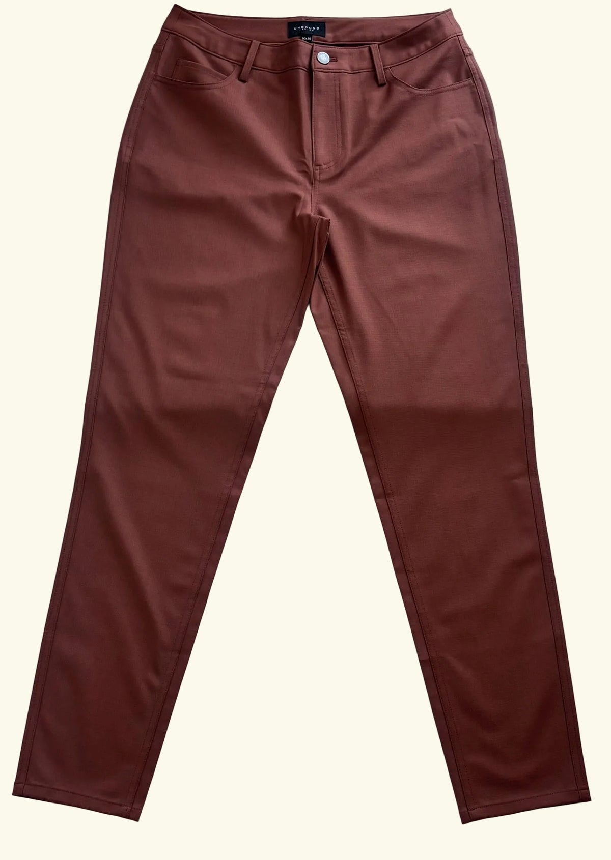 Unbound Merino Clay Slim Travel Pants, 30 x 30